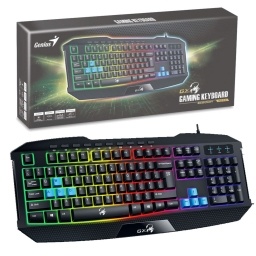 Teclado Genius Scorpion K215 gamer retroiluminado espaol usb NNET