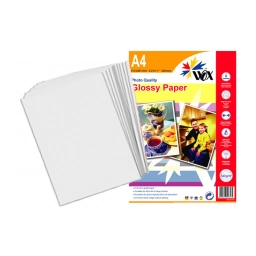 Papel wox glossy fotogrfico a4 240grs. X 20 uds. NNET