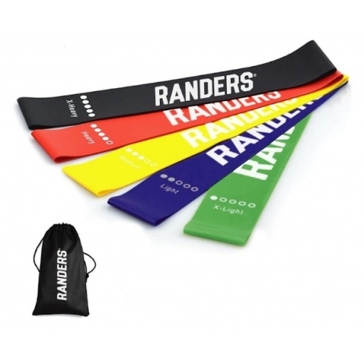 Set 5 bandas elsticas Randers + bolso NNET