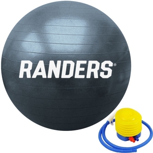 PELOTAS DE PILATES RANDERS 75CM NEGRA NNET