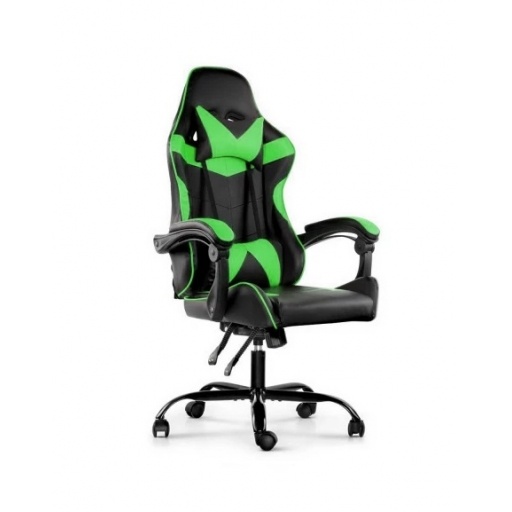 Silla Gamer Lumax ROM negro/verde NNET