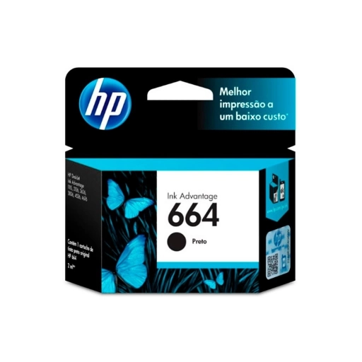 Cartucho Original Hp 664 Negro