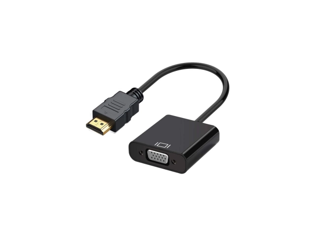 Conector Hdmi Macho a VGA Hembra 