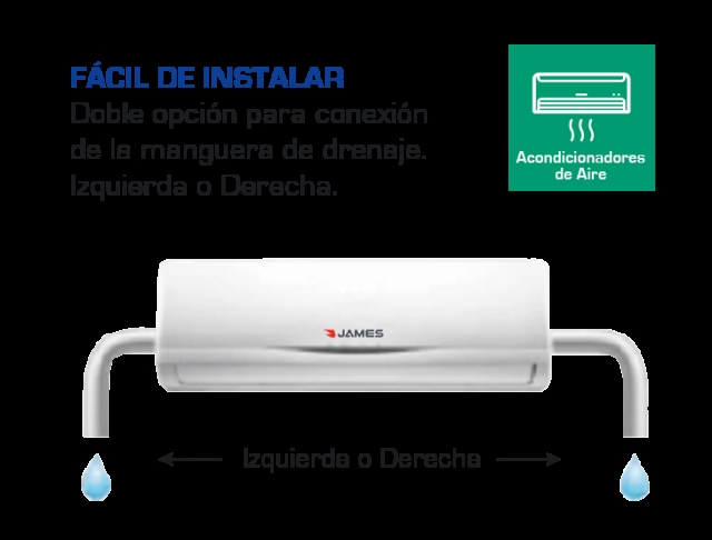 Aire Acondicionado James 12.000 BTU NNET