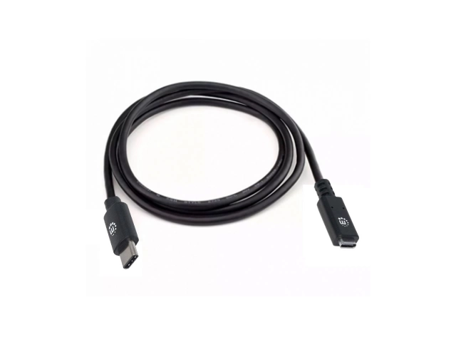 Conector USB-C 3.1 Macho a Hembra 