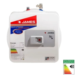 Termotanque James Prisma 20 Litros con Tanque de Acero Salida Superior