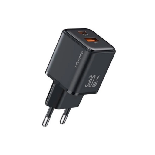 Cargador Usams CC189 30W con Puerto USB-A y USB-C