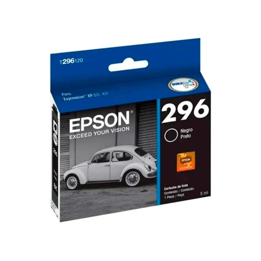 Cartucho de Tinta Epson 296 Rendimiento 130 Pginas Negro