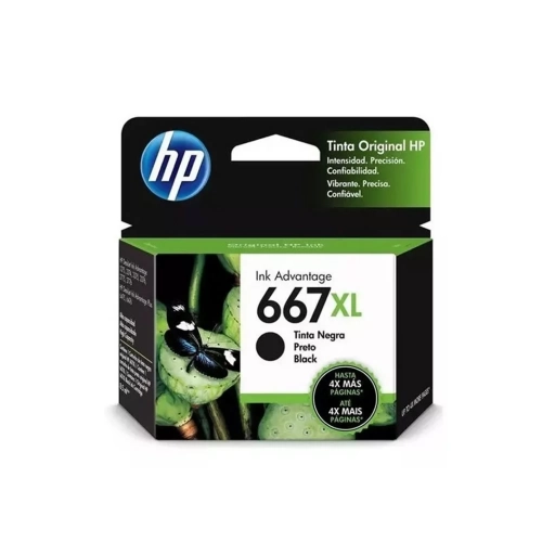 Cartucho de Tinta HP 667 XL Negro