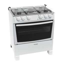 Cocina a Gas James 5 Hornallas C 150 B Blanca