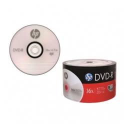DVD-R Hp X16 4.7 Gb 120 Min Video 50 Unidades Bulk 
