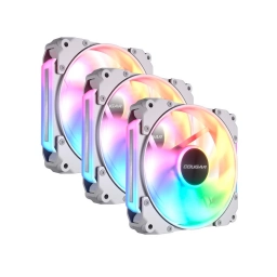 Fan Cooler Cougar Apolar 120 ARGB Kit x3 Blanco