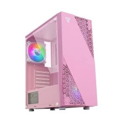 Gabinete Gamer Fantech CG 76 Rosado