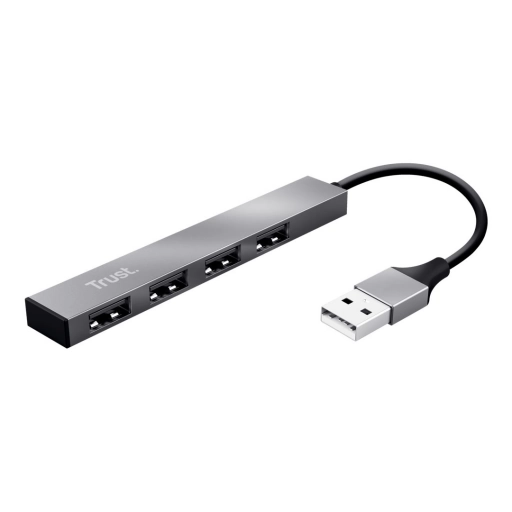 Adaptador Hub USB 2.0 Trust Halyx 4 Puertos 