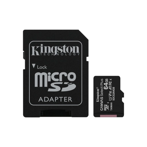 Memoria MicroSD 64GB Kingston Canvas