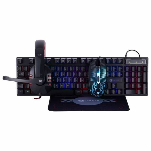 Incluye Combo Gamer X-Lizzard 