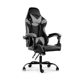 Silla Gamer Lumax ROM negro/gris NNET