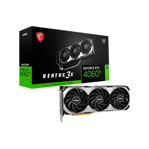 Tarjeta de Video MSI GeForce RTX 4060 Ti 16GB Ventus 3x