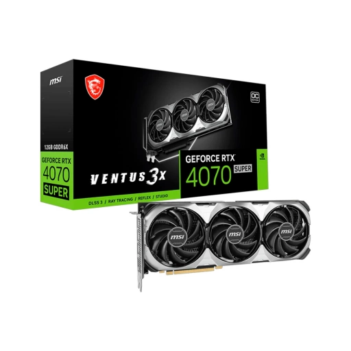 Tarjeta de Video MSI GeForce RTX 4070 Super 12GB Ventus 3X OC