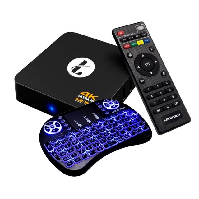 TV Box Ledstar   Teclado Wireless